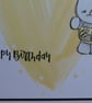 Birthday Card - Rhino and Bees with Yellow Hearts - Image 6
