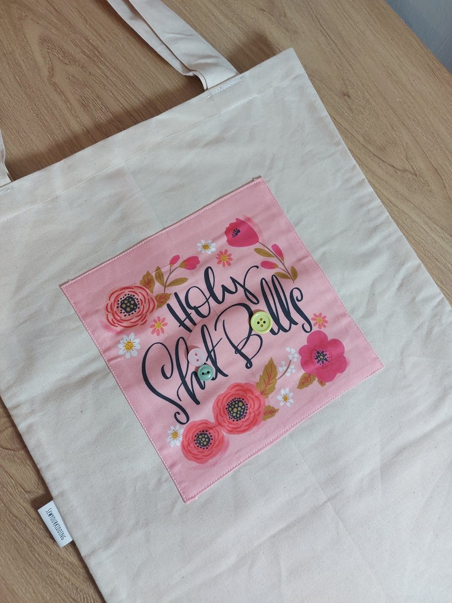 Holy sh-t b-lls tote bag 