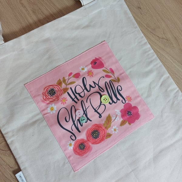 Holy sh-t b-lls tote bag 