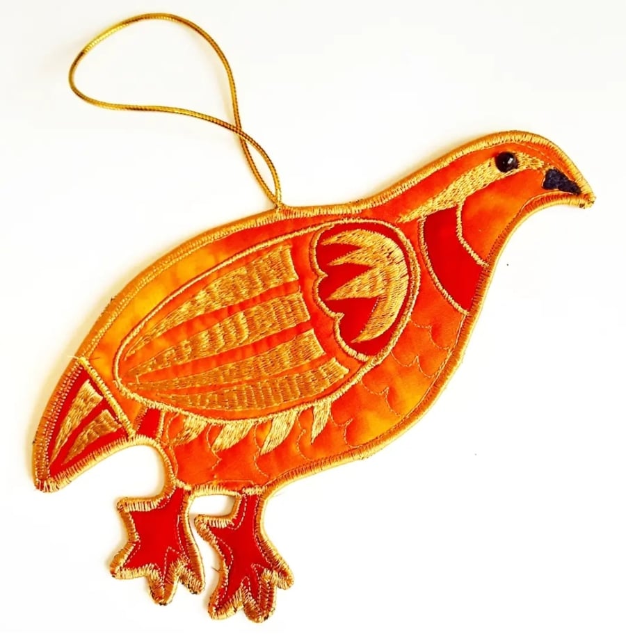 Partridge - Hanging Decoration 