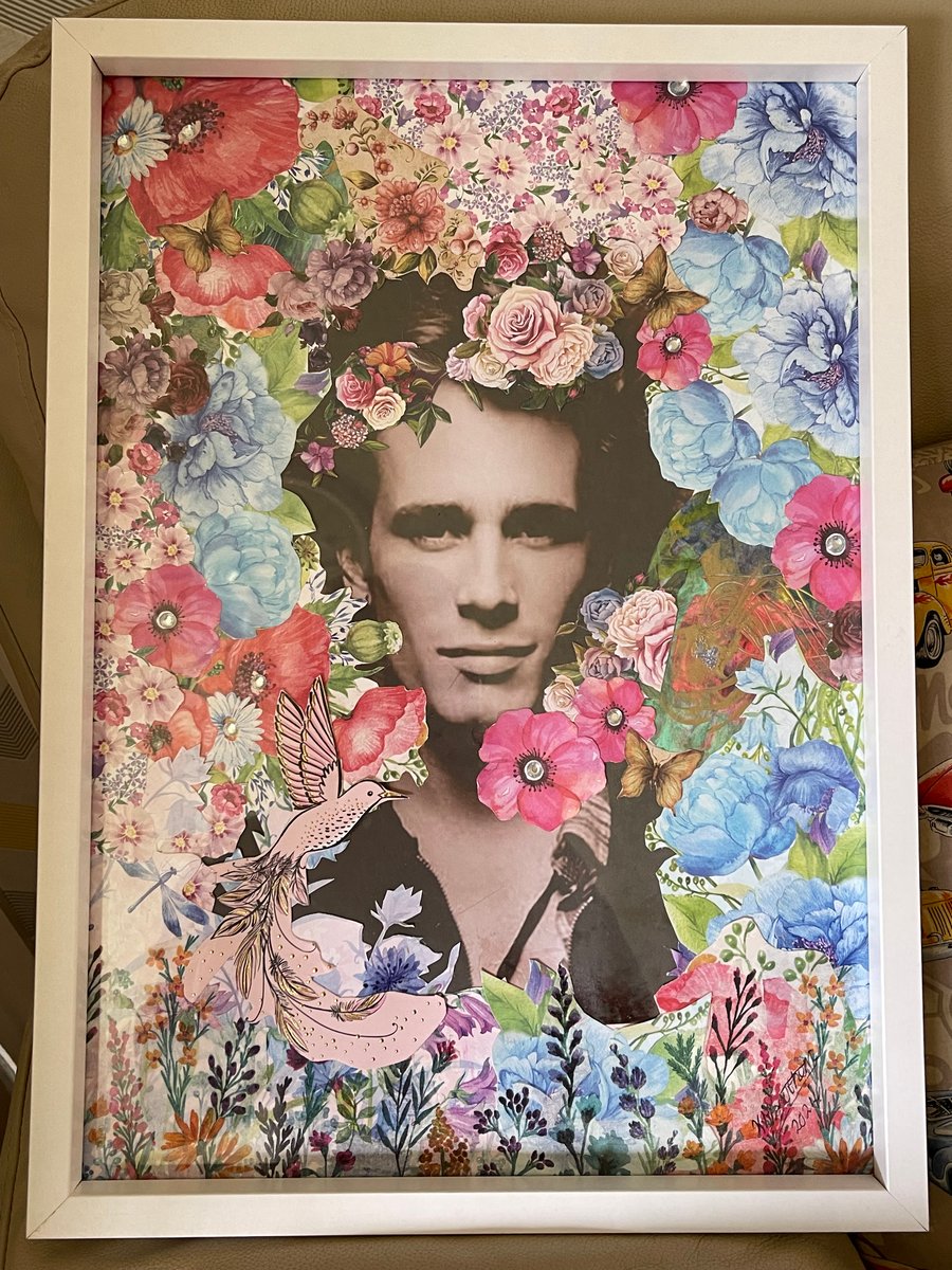 Jeff Buckley Art Collage print A4