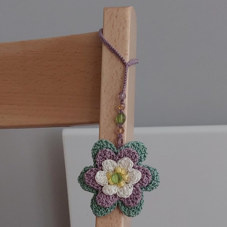 Crochet flower - Hanging decoration