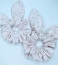 Easter Scrunchies, Pink Spring Scrunchies, Scrunchies with Bow - Image 5