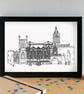Chester Skyline Art Print - Image 2
