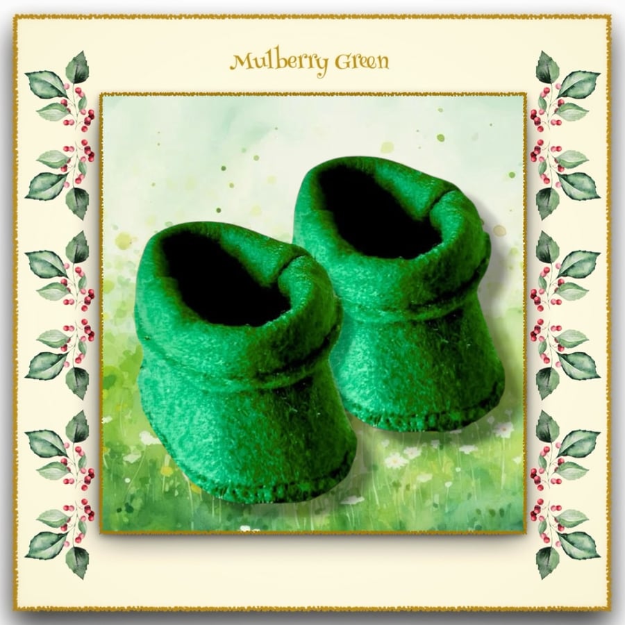 Image of Emerald Green Ankle Boots