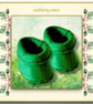 Emerald Green Ankle Boots - Image 1