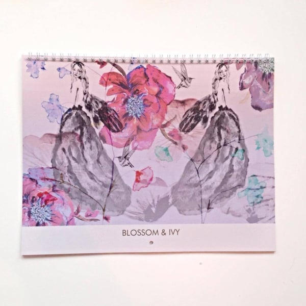Illustrated Calendar 2016 Containing 12 Of My Most Popular Prints   