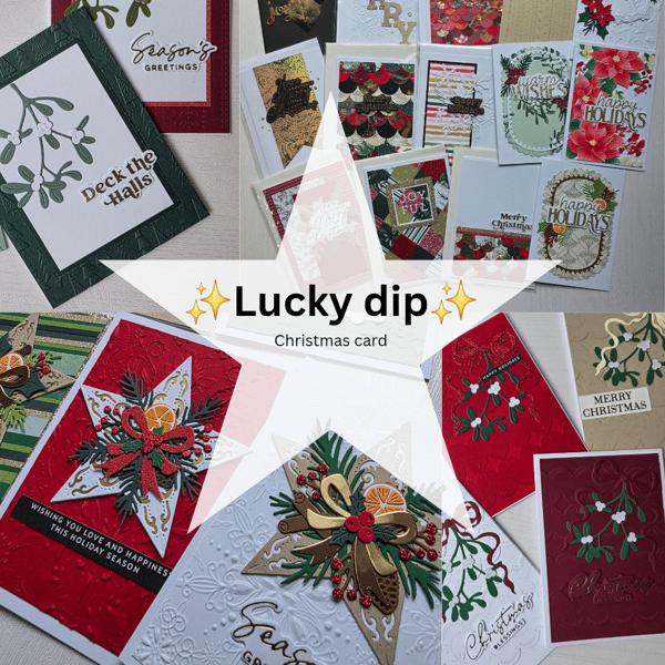 Christmas card - Lucky dip
