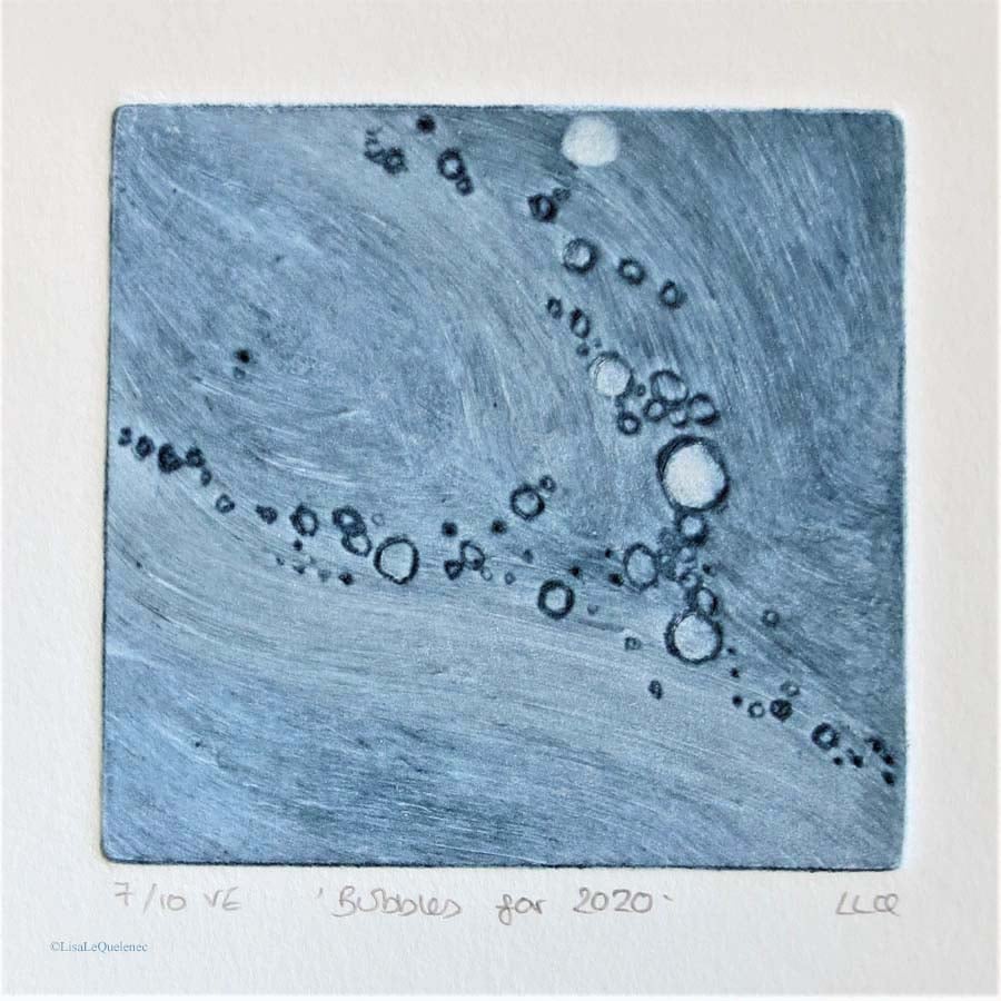Bubbles 7 of 10 for 2020 charity print Red Cross Coronavirus Appeal