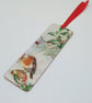 Robin wooden bookmark,  Christmas stocking filler gift, garden bird bookmark  - Image 6