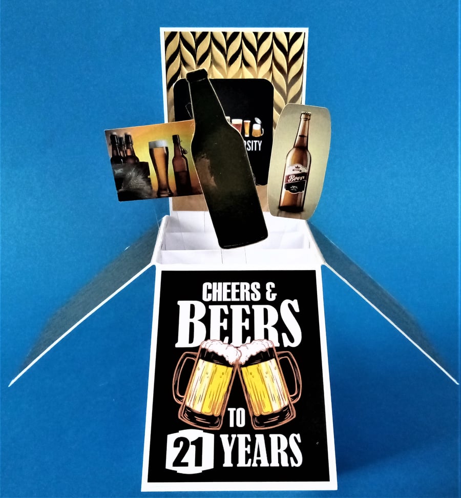 Men's 21st Birthday Card