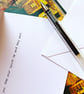 Custom Personalised Message inside a Card - Cut Lettering - Image 5