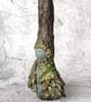 Dryad and Bear Statues, Forest Guardians, Ancient Woodland Spirits - Image 3