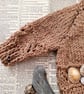 Autumnal Light Brown Cardigan - Image 3