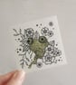 Flower Toad - Original Mini Drawing  - Image 3