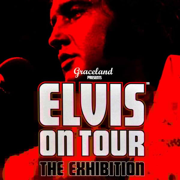 Elvis Presley On Tour Exhibition London Photograph Print