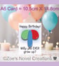 Rude Balloons Birthday Card - Willy A6 10.5cm x 14.8cm - Image 8