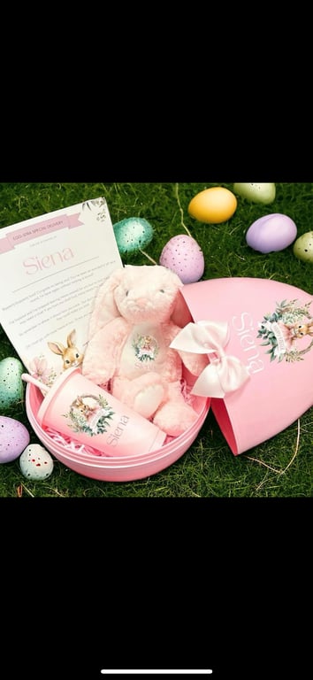 Jumbo Filled Easter Eggs Personlaised 