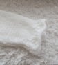 14" White Baby Cardigan  - Image 3