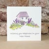 Ecofriendly Welcome New Home Card - Personalised option available