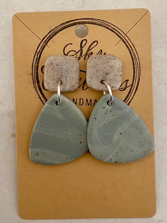 Ref: 2519 Handmade polymer clay earrings (includes FREE UK postage)