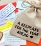 A Keepsake For The Year Ahead, 31 Messages, Positive Inspiration Quote Gift Bag