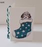 Dogs in Stockings Gift Tag - Image 1
