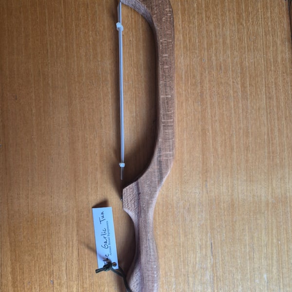 Right hand Beech Appalachian bow saw bread knife 