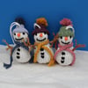 Macrame snowman Christmas tree decoration