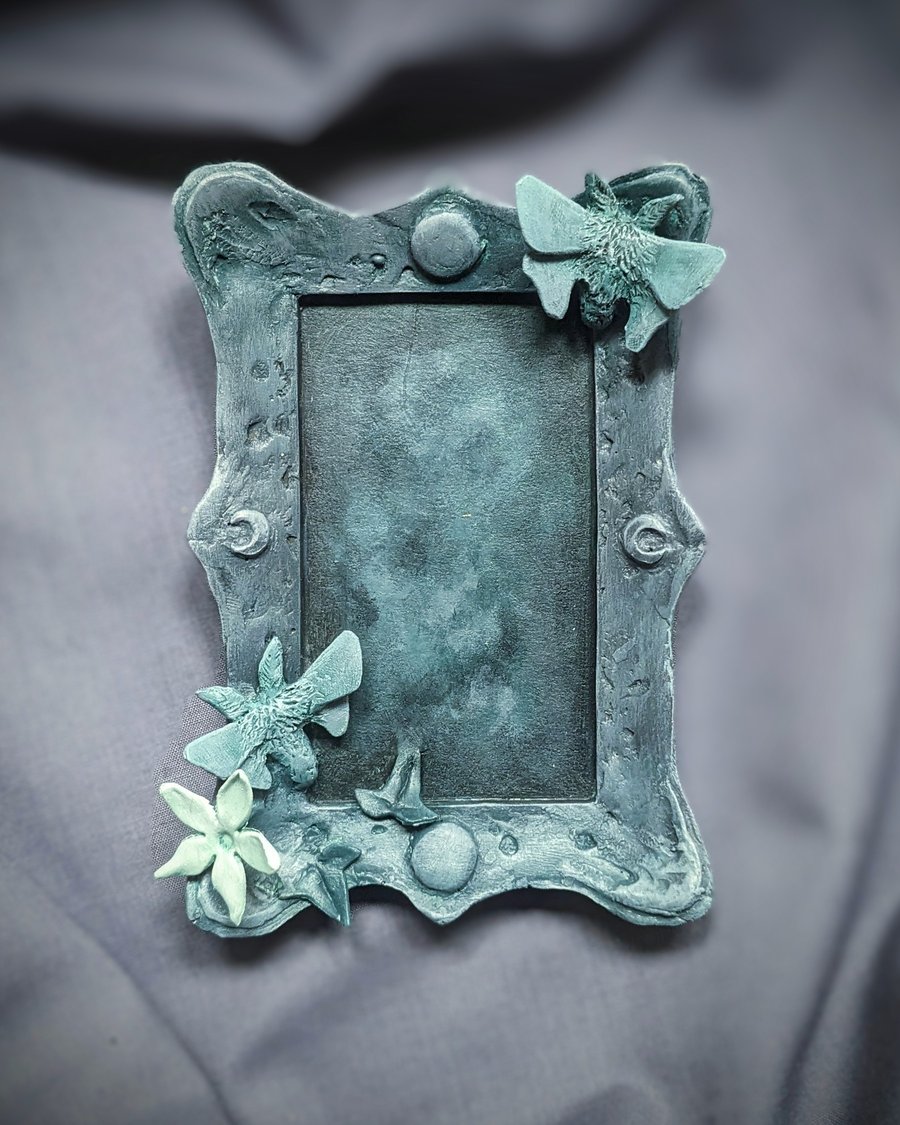 Unseen ii - small, strange, beautiful moth and mirror sculpture