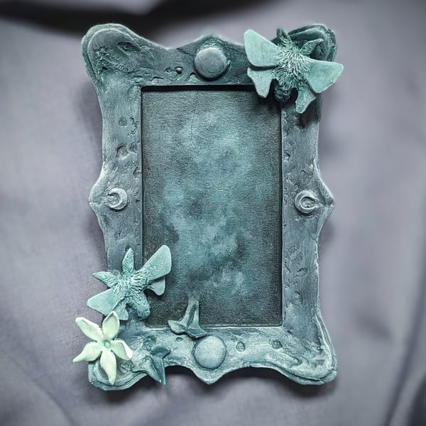 Unseen ii - small, strange, beautiful moth and mirror sculpture