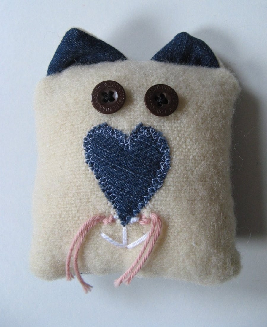 Little Friendly Cat Cushion.