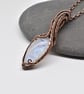 Moonstone and Copper Gothic Style Pendant - Image 5