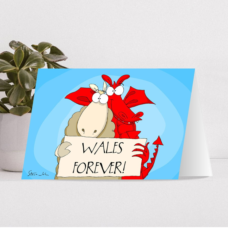 Wales Forever' card