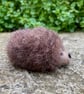  Hedgehog, mini needle felted woollen sculpture