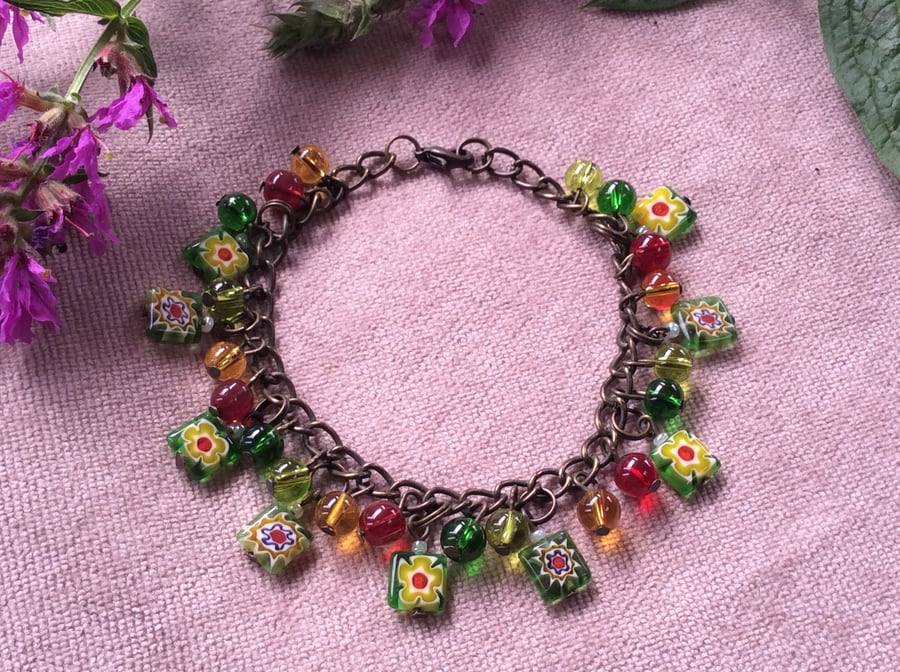 Giardino di Fiore Verde Bracelet 