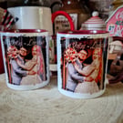 Personalised photo and date mug 