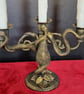 Brassy Boa Candelabra