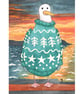 Seagull Sunset Card A6 - Image 1