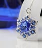 Crystal Rivoli Pendant in Deep Sapphire - Image 7
