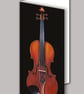 Stradivari Violin music greeting card