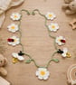 Handmade Crochet Daisy Bee Ladybugs Garland 