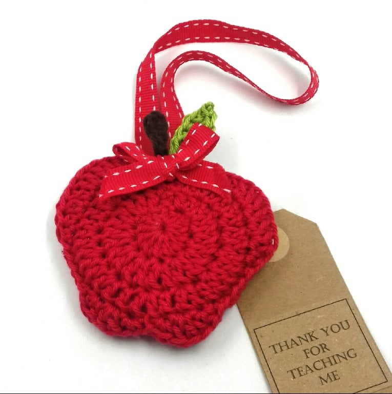 Crochet Apple for Teacher 