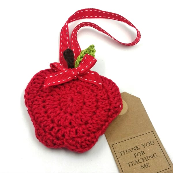 Crochet Apple for Teacher 