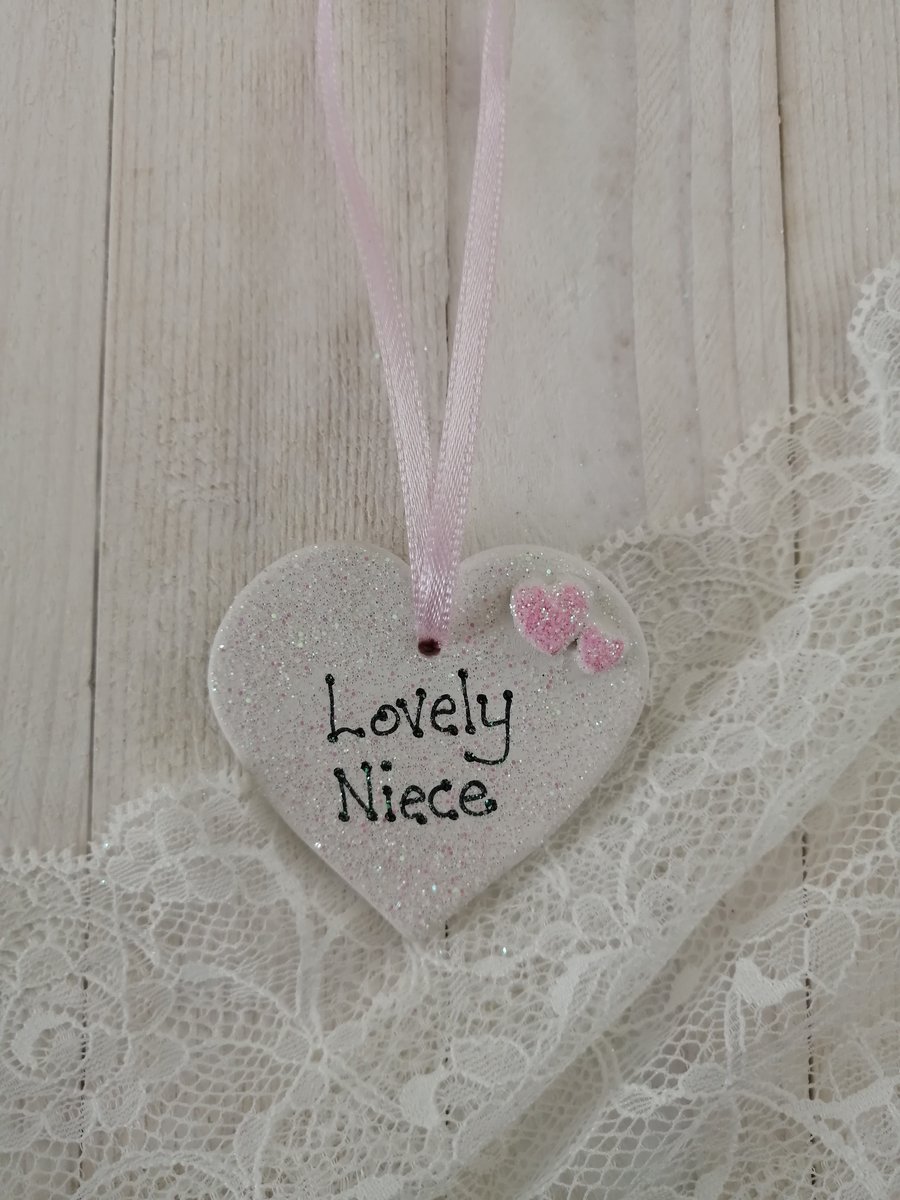 Small Ceramic Heart - Niece