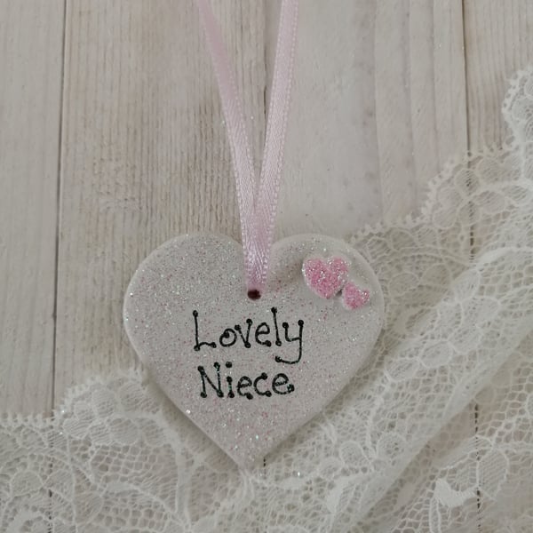 Small Ceramic Heart - Niece