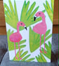 A6 Flamingo Greeting Card - Image 2