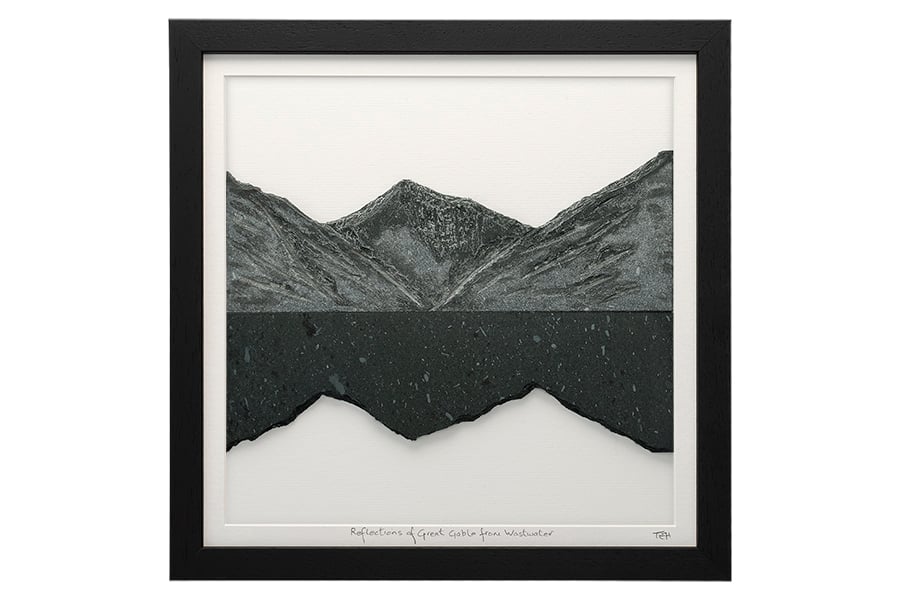 Reflections of Great Gable from Wastwater