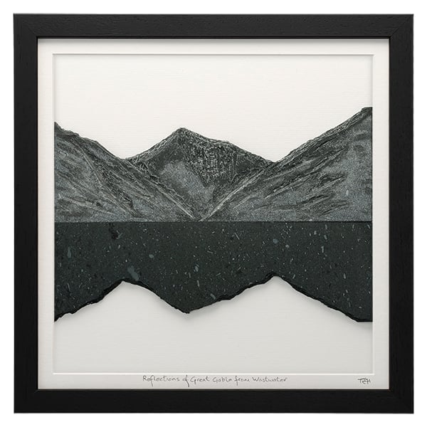 Reflections of Great Gable from Wastwater