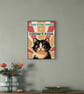 Funny Cat Poster, Quote Wall Art, A3 A4 Matte Print Cat Lover Home Decor